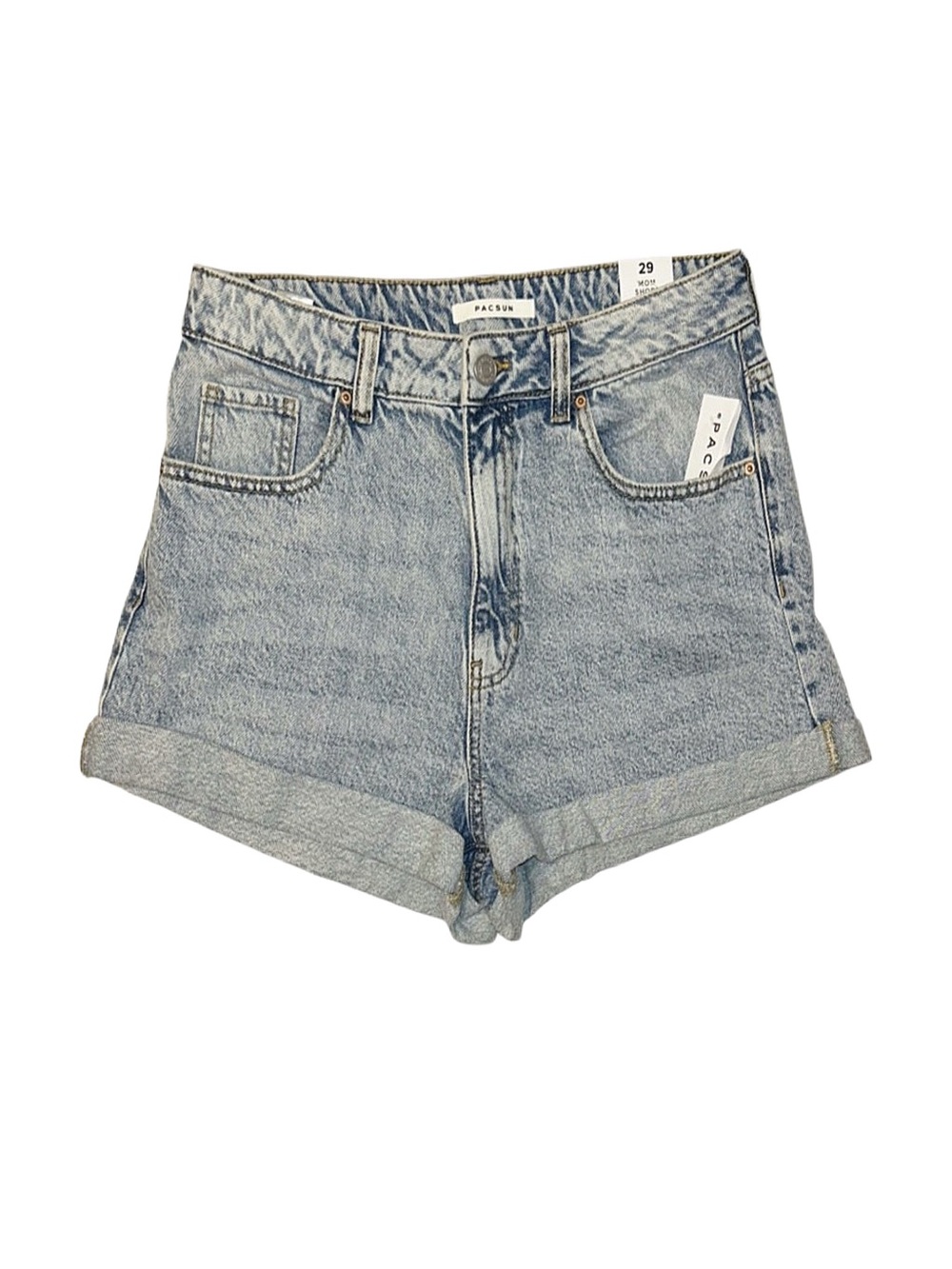 PACSUN Denim Mom Shorts 29 Inch Waist New With Tags